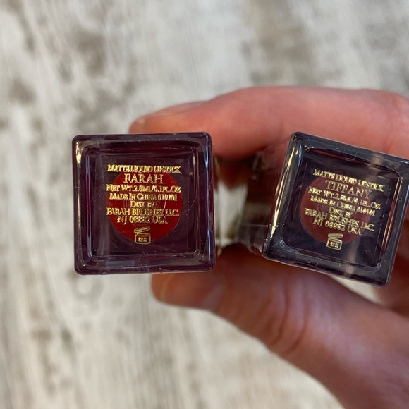NEW F.A.R.A.H. Matte Liquid Lipsticks in Farah AND Tiffany 2.8 ml 0.1 fl. oz. - Picture 8 of 9